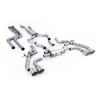 Cat-back Milltek BMW X3 G01 X3M 2019-2021 - Exhaust after downpipes with DPF bypass, no muffler - Quad GT115 Titanium Tips