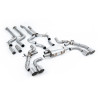Cat-back Milltek BMW X3 G01 X3M, X4 G02 X4M - Linea dopo downpipe con bypass DPF - uscite Quad GT115 titanio brunito