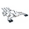 Cat-back Milltek BMW X3 G01 X3M, X4 G02 X4M - Linea dopo downpipe con bypass DPF - uscite Quad GT115 Cerakote Nero