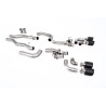 DPF Back Milltek BMW 8 Series F91-F92 M8, 8 Series F93 M8 - non-resonated with Rear Muffler Bypass + Quad Jet-115 Carbon Tips