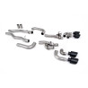 DPF Back Milltek BMW 8 Series F91-F92, 8 Series F93 - non-resonated with rear muffler bypass + Quad GT115 Cerakote Black