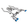 Cat-back Milltek BMW 5 Series F90 - Exhaust after downpipes - Quad GT100 blued titanium tips - Phase 2 M5 and M5 Competition