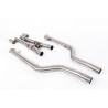 Active Centre Milltek BMW 5er F90 M5 2021-2024 - Bypass Vorschalldämpfer / DPF mit zentralem H Active (Motor inklusive)