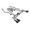 Scarico cat-back Milltek BMW Serie 5 F90 - Linea dopo i downpipe - terminali Quad GT100 nero Cerakote - Phase 2 M5 e M5 Competit