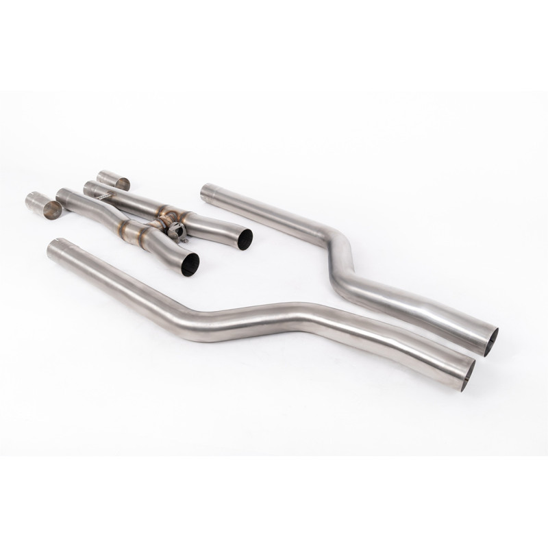 Active Centre Milltek BMW Serie 5 F90 M5 2018-2021 - Bypass silenciador primario con H central Active (Motor incluido)