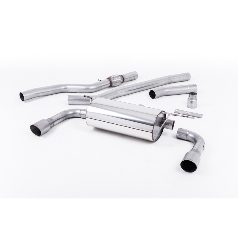 Milltek Cat-Back BMW 4 Series F32 428i 2.0T (N20 Engine) 245hp 2014-2018 - non-resonated - Dual GT90 Titanium Tips