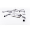 Scarico cat-back Milltek BMW Serie 4 F32 428i 2.0T (Motore N20) 245CV 2014-2018 - non risonato - terminali Dual GT90 Titanio