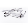Catback Milltek BMW Serie 4 F32 428i 2.0T (Motore N20) 245CV 2014-2018 - risonato - terminali Twin GT76 lucidati