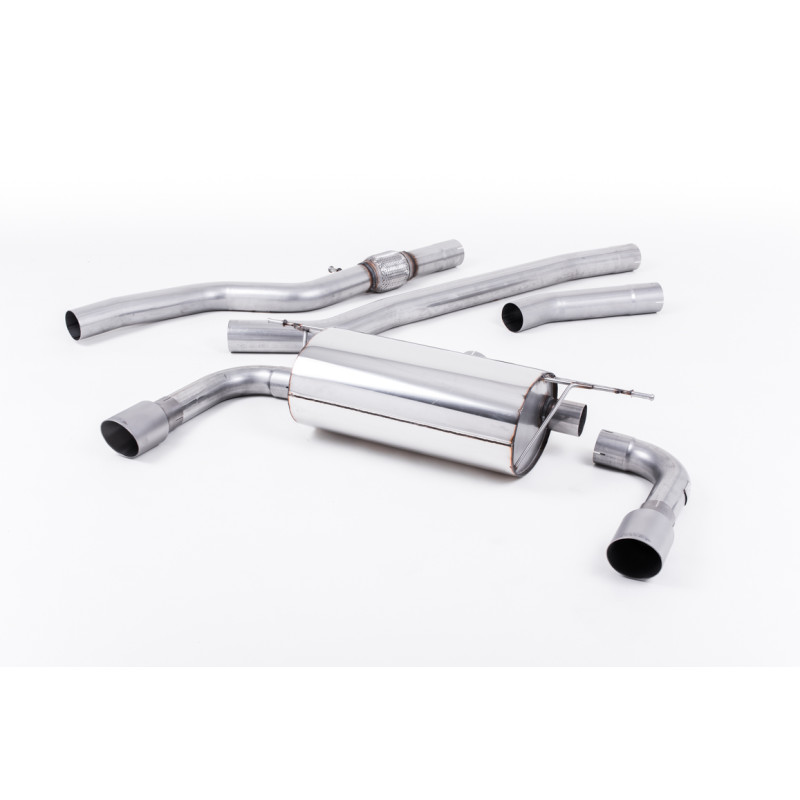 Catback Milltek BMW Série 4 F32 428i 2.0T (Moteur N20) 245ch 2014-2016 - non résonné - sorties Dual GT90 Titane