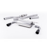 Catback Milltek BMW Série 4 F32 428i 2.0T (Moteur N20) 245ch 2014-2016 - non résonné - sorties Dual GT90 Cerakote Noir