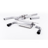 Cat-Back-Anlage Milltek BMW Série 4 F32 428i 2.0T (Motor N20) 245 PS 2014-2016 - mit Resonator - Endrohre Dual GT90 Cerakote Sch
