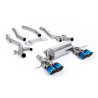 DPF Back Milltek BMW Serie 3 G80-G81 M3, Serie 4 G82 M4 - Con bypass silenziatore centrale - terminali Quad GT115 Titanio brunit