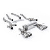 FAP Back Milltek BMW Serie 3 G80-G81 M3, Serie 4 G82 M4 - Con bypass silenciador intermedio - colas Quad GT115 Titanio