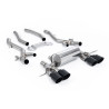 DPF-Back Milltek BMW 3er G80-G81, 4er G82 - Mit Bypass-Mittelschalldämpfer - Quad-Endrohre GT115 Cerakote Schwarz