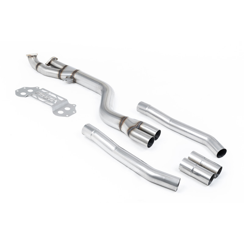 Tubo sostitutivo DPF Milltek BMW Serie 3 G80-G81, Serie 4 G82 - DPF Bypass - per impianto Milltek, downpipe originale - Ø102mm