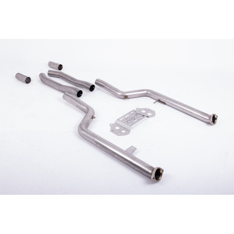 Tubo sostitutivo DPF Milltek BMW Serie 3 G80-G81, Serie 4 G82 - DPF Bypass - per impianto Milltek, downpipe originale - Ø76.2mm
