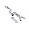 DPF-Ersatzrohr Milltek BMW 3er G80-G81, 4er G82 - DPF-Bypass - Version X Pipe - für Originalanlage, Original-Downpipe
