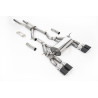 FAP Back Milltek BMW Serie 3 F80 M3 2019-2020, Serie 4 F82-F83 M4 2019-2020 - risonato Race - terminali Quad Jet-90 Carbonio