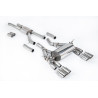 Cat-back Milltek BMW Serie 3 F80 M3, Serie 4 F82-F83 M4 - Omologato ECE - risonante Road - terminali Quad GT90 lucidi