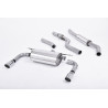 Cat-Back-Anlage Milltek BMW 3er F30 328i 2012-2015 - ECE-zugelassen - mit Resonator - Dual GT90 Endrohre poliert