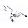 Escape cat-back Race Milltek BMW Serie 3 F30 320i 2015-2019 - no resonado con silenciador trasero Race - salidas Dual Jet-90 Car