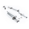 Scarico completo Milltek BMW Serie 3 E30 M3 2.3 1987-1992 - con tubo decat - uscite OE Style - tubo decat con silenziatore