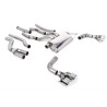 Scarico cat-back Milltek BMW Serie 2 G42 M240i 3.0 2022-2025 con DPF - con eliminazione DPF non risonato - terminali Quad GT100 