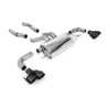 DPF-Back Milltek BMW Série 2 G42 M240i 2022-2025 - ECE-zugelassen - Montage nach DPF - Quad-GT100-Endrohre Cerakote Schwarz