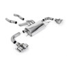 DPF-Back Milltek BMW 2er G42 M240i 3.0 374PS 2022-2025 mit DPF - ECE-zugelassen - Montage nach DPF - Quad-GT100-Endrohre