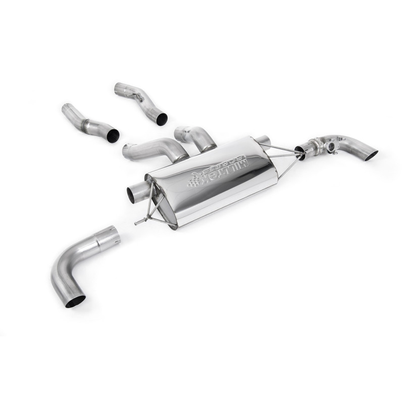 FAP Back Milltek BMW Série 2 G42 M240i 3.0 374ch 2022-2025 avec FAP - Homologué ECE - Montage après FAP - sorties OEM
