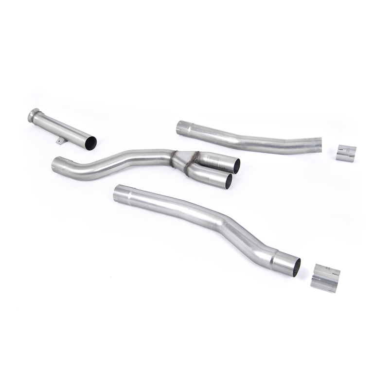DPF Replacement Pipe Milltek BMW 2 Series G42 M240i 3.0 374hp 2022-2025 with DPF - DPF Bypass - for OEM exhaust