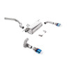DPF Back Race Milltek BMW Serie 2 F22 M240i Ph.2 3.0 340ch 2019-2020 con DPF - non risonato - terminali Dual GT90 Titanio blu