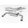 Cat-Back-Anlage Road Milltek BMW 2er F22 M240i 2015-2018 - ohne Resonator mit Endschalldämpfer Road - Dual GT90 Endrohre Titan