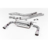 Catback Road Milltek BMW Série 2 F22 M240i 2015-2018 - non résonné avec silencieux AR Road - sorties Dual GT90 Polies