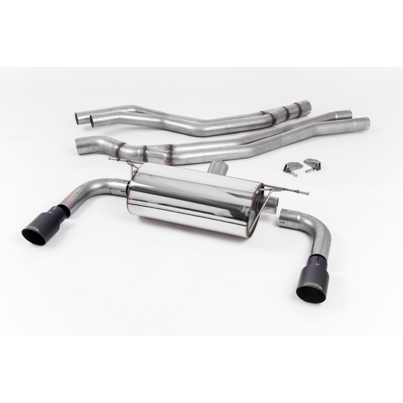Scarico cat-back Road Milltek BMW Serie 2 F22 M240i 2015-2018 - non risonato con silenziatore posteriore Road - terminali doppi 