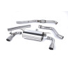 Catback Race Milltek BMW Série 2 F22 M235i 2014-2015 - non résonné avec silencieux AR Race - sorties Dual GT90 Titane
