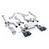 Catback Milltek BMW Série 2 G87 M2 2023-2025 - avec suppresion du FAP non résonné - sorties Quad Jet-115 Carbone