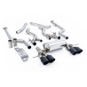 Cat-Back Milltek BMW 2 Series G87 M2 2023-2025 - with DPF delete non-resonated - Quad GT115 Cerakote Black