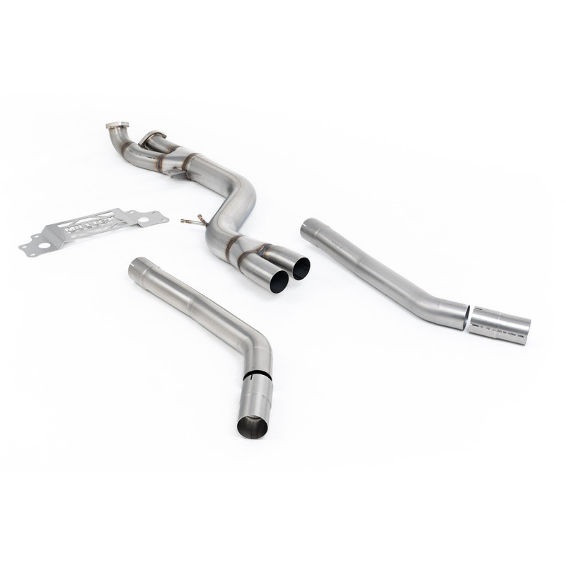 Tubo sostitutivo DPF Milltek BMW Serie 2 G87 M2 - Bypass DPF senza silenziatore - Versione 102 mm - per impianto Milltek, downpi
