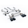 FAP Back Milltek BMW Série 2 G87 M2 2023-2025 - Ligne après FAP - non résonné - sorties Quad GT115 Cerakote Noir