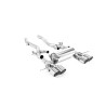 Axle-back Milltek BMW Série 2 G87 M2 2023-2025 - Montage après partie centrale origine - sorties Quad GT115 Polies