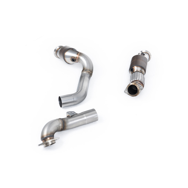 Descente de Turbo Milltek BMW Série 2 G87 M2, Série 3 G80-G81 M3, Série 4 G82 M4 - avec cata Hi-Flows 200 CPSI HQ