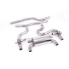 DPF Back Milltek BMW 2er F87 M2 Competition 3.0 Biturbo 2018-2024 mit DPF - ohne Resonator - Quad-Endrohre GT90 Titan blau angel