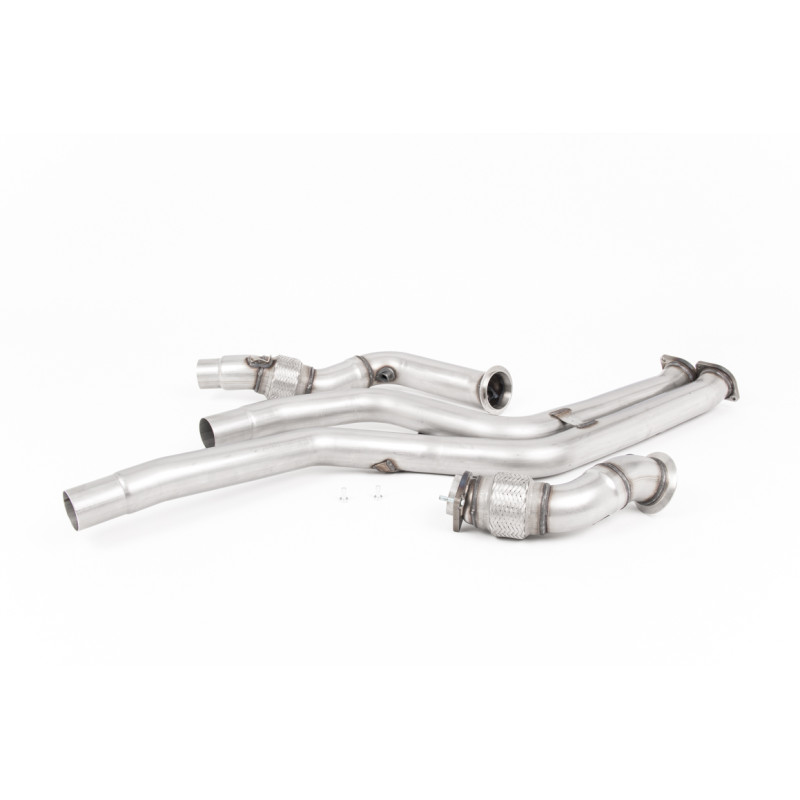 Downpipe turbo Milltek BMW Serie 2 F87 M2 Competition 3.0 Biturbo 411CV 2018-2024 con DPF - Tubo decat