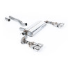 FAP Back Milltek BMW Serie 1 F40 M135i xDrive - Homologado ECE - Maxton x Milltek - no resonado - colas Quad GT100 pulidas