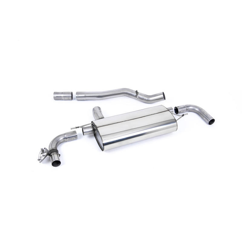 DPF Back Milltek BMW 1 Series F40 M135i xDrive 2019-2024 - ECE homologated - non-resonated - dual GT115 titanium tips