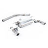 DPF Back Milltek BMW 1 Series F20-F21 M140i Ph.2 3.0 Turbo 340hp 2019-2020 with DPF - non-resonated - Dual GT90 Titanium