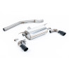 DPF-Back Milltek BMW 1er F20-F21 M140i 3.0 Turbo 2019-2020 mit DPF - ohne Resonator - Dual GT90 Cerakote Schwarz