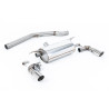FAP Back Milltek BMW Série 1 F20-F21 M140i Ph.2 3.0 Turbo 340ch 2019-2020 avec FAP - non résonné - sorties Dual GT90 Polies