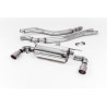 Cat-back Milltek BMW Serie 1 F20-F21 M140i 2015-2018 - non risonante con silenziatore Race - uscite doppie GT90 Titanio